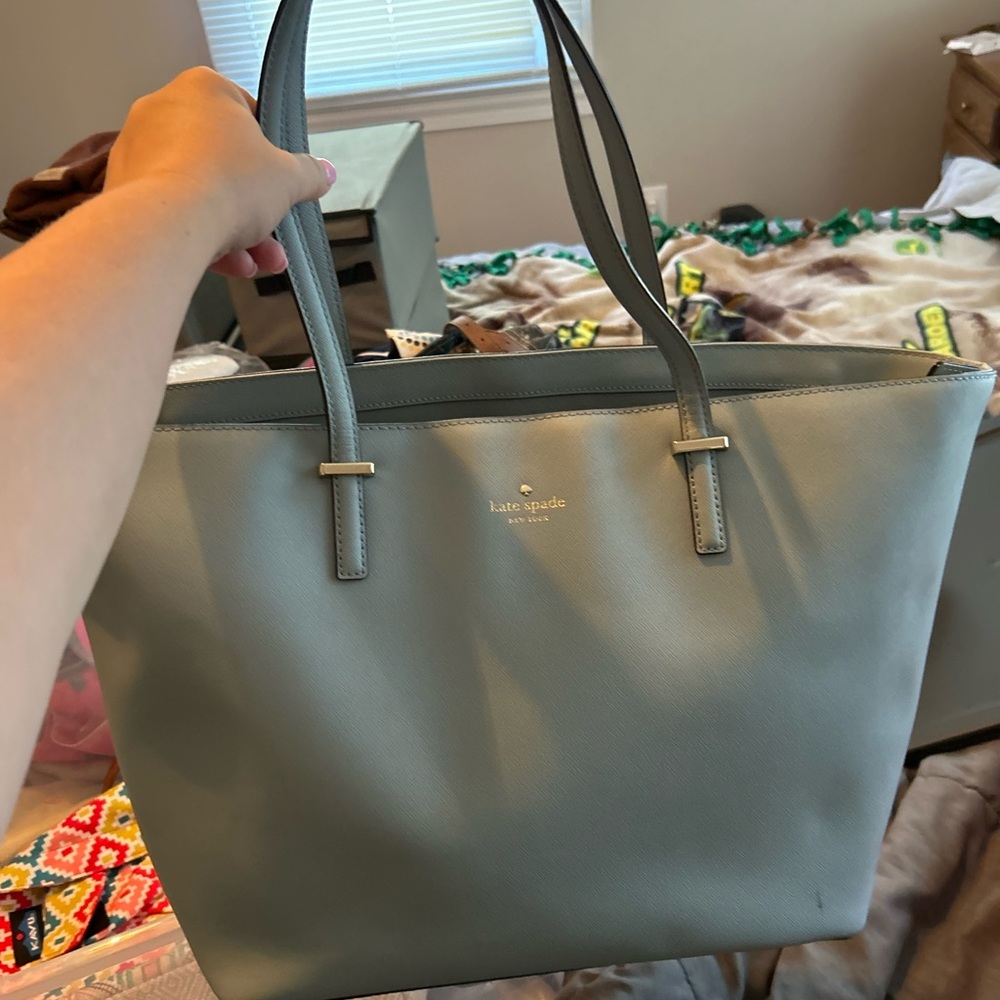 Kate Spade Light Blue Tote Bag